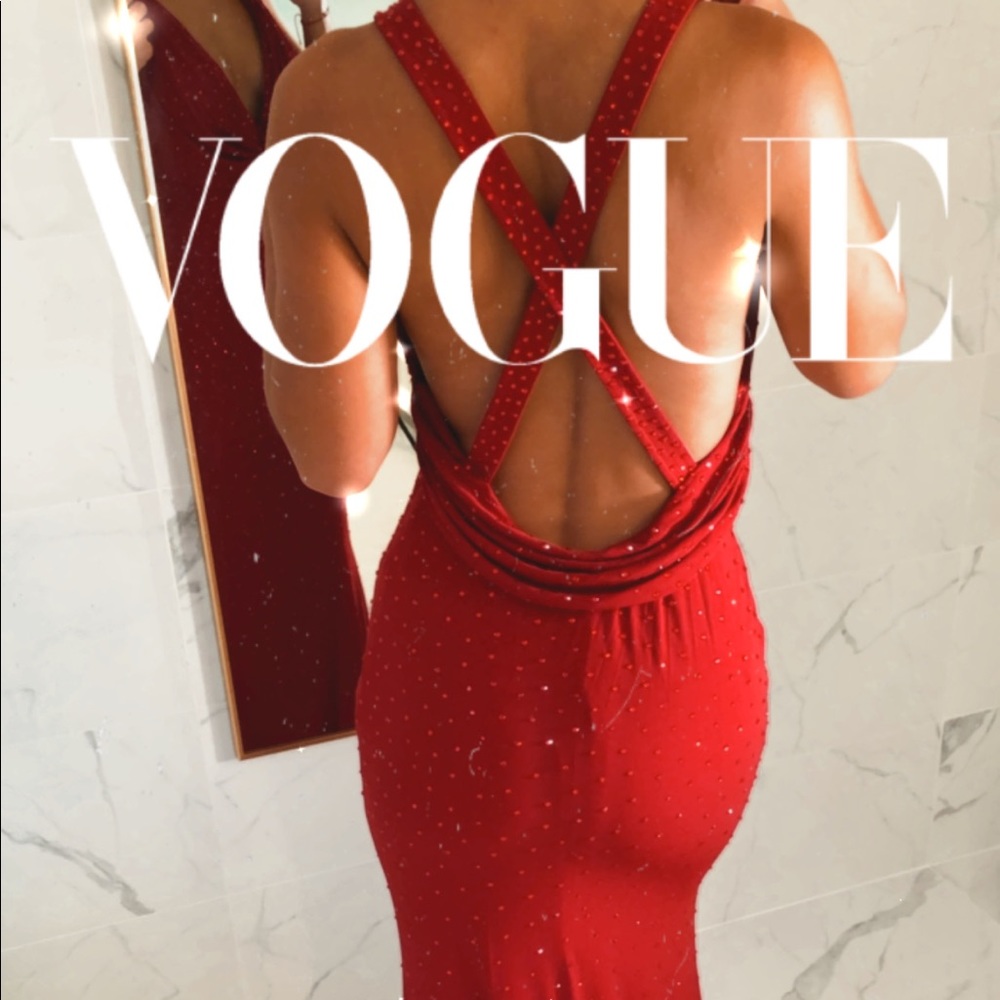 Jovani Red Dress US4